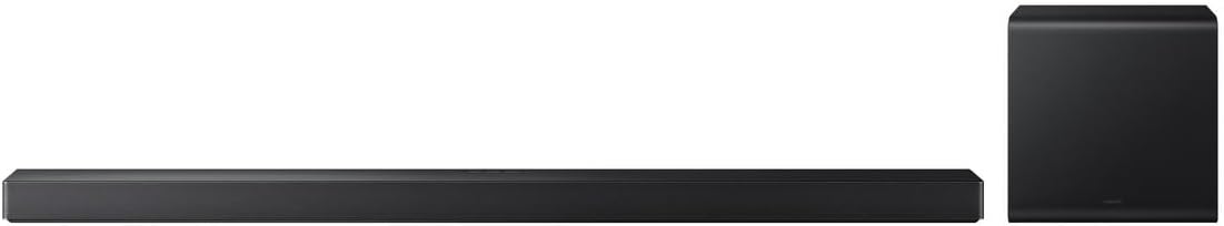 SAMSUNG QN55S85FAFXZA 55 Inch OLED HDR 4K Smart TV with a HW-QS700F 3.1.2 Ch Dolby Atmos Soundbar and Subwoofer (2025)
