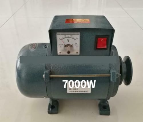 220V High Power 7000W Small Pulley Type Permanent Magnet Lighting Generator
