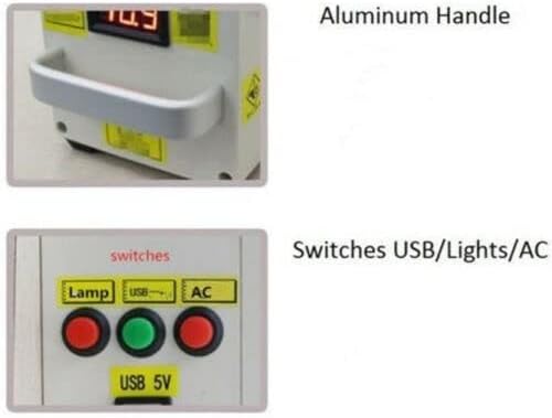 Small-Scale Hand Crank Generator Portable Power Supply Emergency Charger 220V