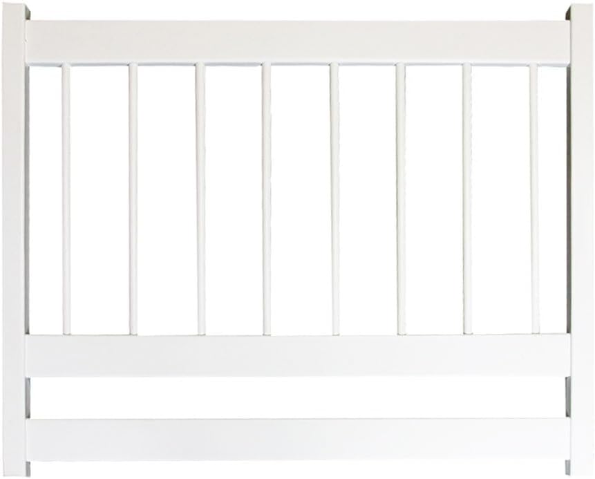 Aqua Select Above Ground Swimming Pool Resin Safety Pool Fence Gate | Premium Quality UV Protected Vinyl | Keeps Pool Toys in and Intruders Out | White