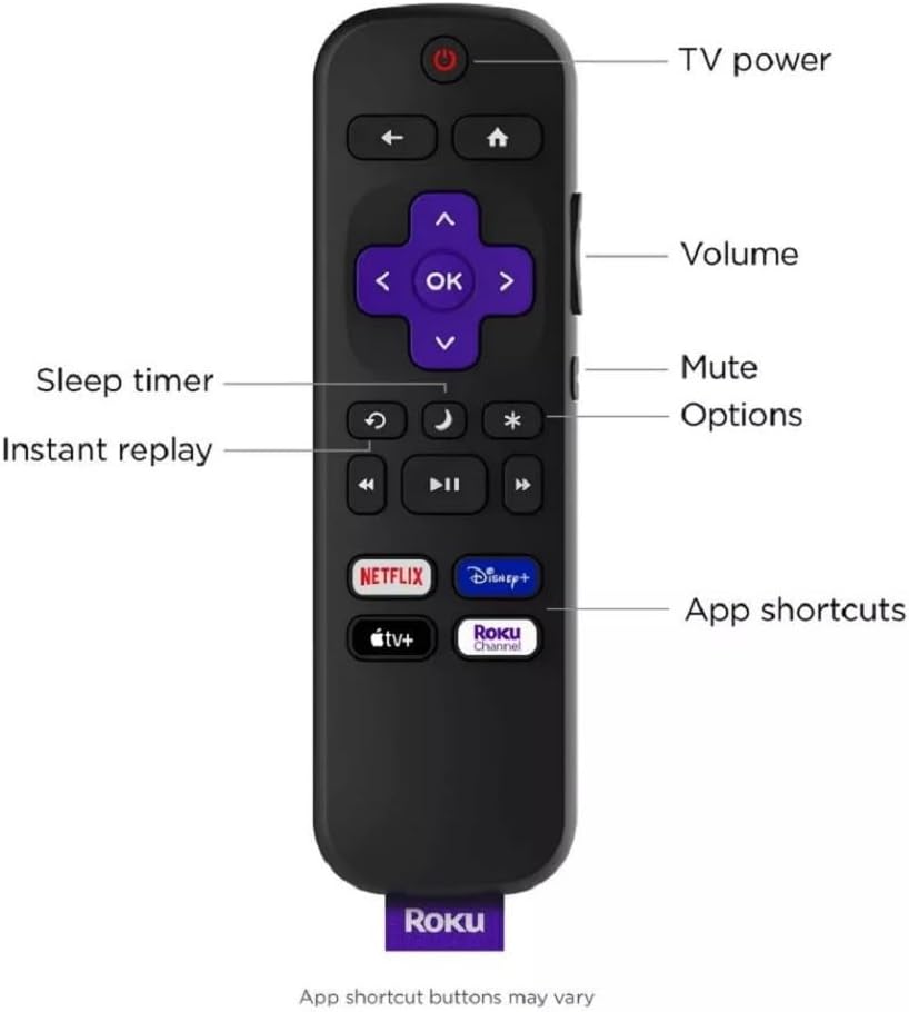 Roku 40' Select Series 1080p Full HD Smart TV TV Remote, Designed for Seamless Streaming, Wi-Fi, Color Enhancer - 40R3B4