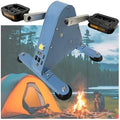 Portable High-power Hand-crank/foot-pedal Generator with Digital Display, Dual USB Output Ports, and LED Lighting Function.