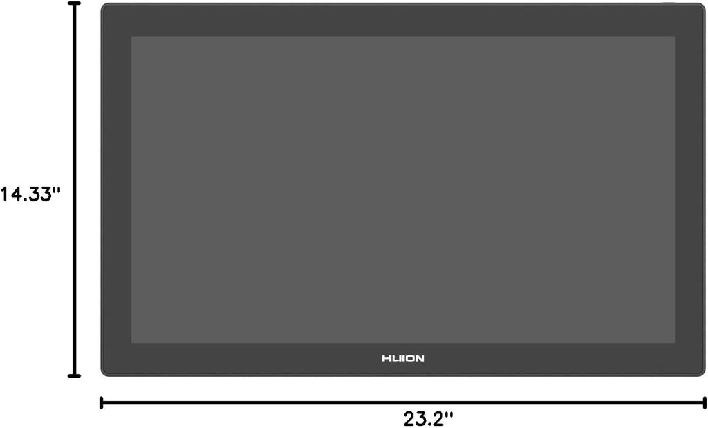 HUION Kamvas Pro 24 4K UHD Graphics Drawing Tablet with Full-Laminated Screen Anti-Glare Glass 140% sRGB - Battery-Free Stylus 8192 Pen Pressure and Wireless Express Key, 23.8 Inch Black