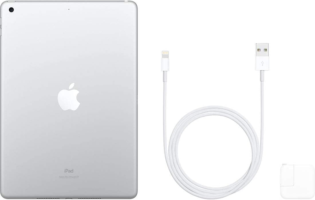 Apple 2019 iPad (10.2-inch, Wi-Fi, 32GB) - Silver (Renewed Premium)