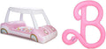 FUNBOY & Malibu Barbie 50th Anniversary Golf Cart Pool Float Bundle with Barbie The Movie Iconic B Inflatable