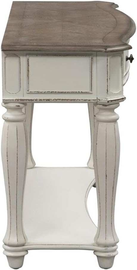Liberty Furniture Industries Magnolia Manor Sofa Table, W52 x D18 x H30, White
