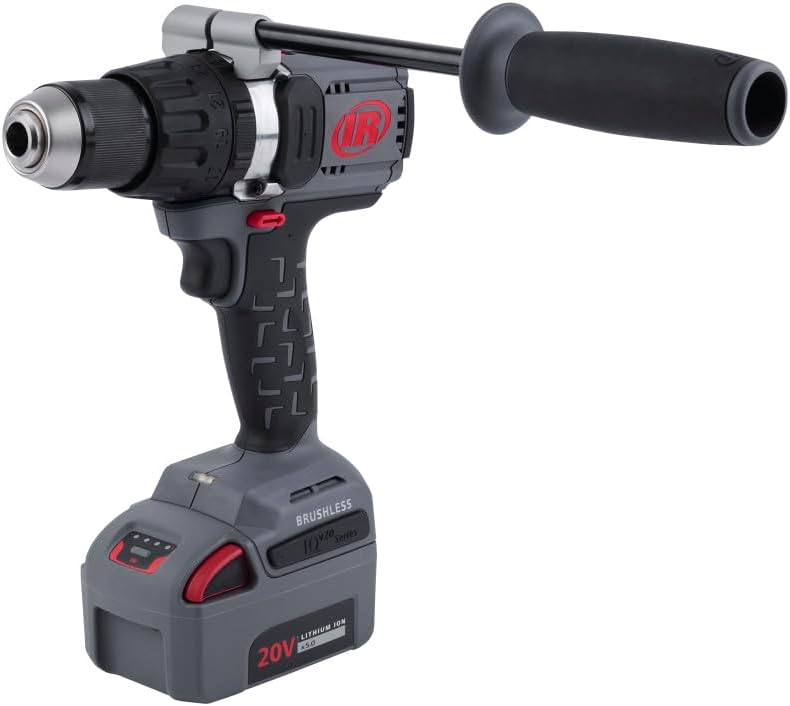 Ingersoll Rand IQV20-2DW 20V Cordless Combo Tool Kit, D5241 1/2' Hammer Drill, W3111 1/4' Impact Driver