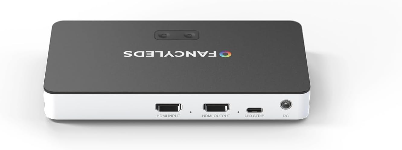Fancyleds 2.1 Fancy Sync Box Syncing Device with HDMI 2.1, 4K 120Hz, HDR (for 55' to 65' TVs)