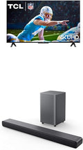 TCL 43-Inch Class S5 UHD 4K LED Smart TV with Fire TV (43S551F, 2024 Model) S55H S Class 2.1 Channel Sound Bar with Dolby Atmos
