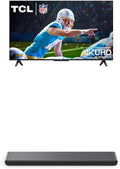 TCL 43-Inch Class S5 UHD 4K LED Smart TV with Fire TV (43S551F, 2024 Model) S45H S Class 2.0 Channel Sound Bar with Dolby Atmos