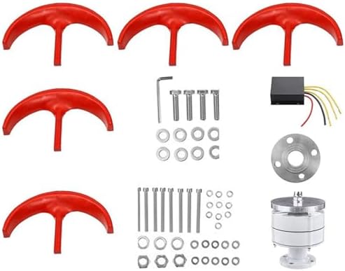 2000W Vertical Wind Turbine Generator Kit 12V/24V, Eco-Friendly Permanent Magnet Power System with Controller for Home, Chalet, Motorhome - Sustainable Energy Solution