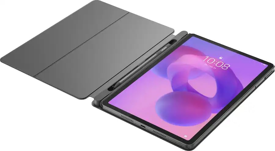 Lenovo Idea Tab 11' Tablet with Pen & Folio Case - Dimensity 6300-8GB RAM - 128 GB Storage - Android 15-2.5K - 90 Hz - Luna Grey (ZAFR0929US)
