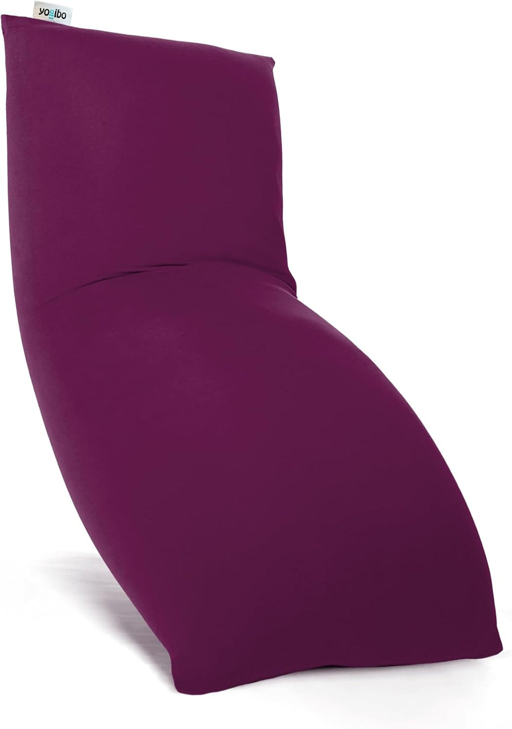 Yogibo Max 6 Foot Giant Bean Bag Chair Bed Lounger for Adults, Kids and Teens with Filling, Extra Large, Oversized, Big, Huge, Plush, Sensory Beanbag Couch Sofa Sack, Washable Cover, Purple