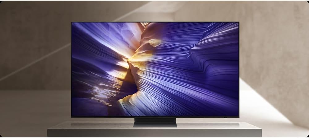 Samsung 55 inch OLED 4K S90F Vision AI Smart TV (2025) (Renewed) Bundle with Deco Gear 6FT HDMI 2.0 Cable and CPS Exclusive 26 Month Protection Pack (BEACH-CPS-26M2000)