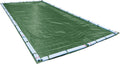 Pool Mate 25x45ft Green Winter Pool Cover for Inground Pools, 5ft Overlap (30x50ft Cover Size), Solid 13x11 Scrim, 3.6 oz/yd2, 20-Year Warranty, Style: 482545R-PM