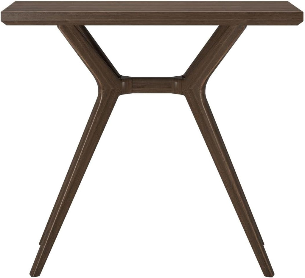 Plank+Beam Verso Console Table, 36 Inch Solid Wood Modern Sofa Table, Narrow Entryway Table for Hallway, Behind The Couch, Living Room, Foyer, Walnut