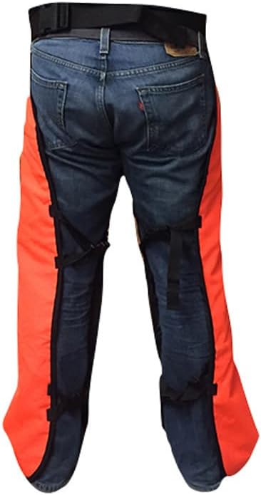 Forester Protective Clothing - OEM Forestry Cutter Combo Kit Apron Chaps Helmet Face Shield Ear Muffs Safety Glasses Arborist Equipment Chainsaw Pants Logging Tools Helmet Accessories Orange
