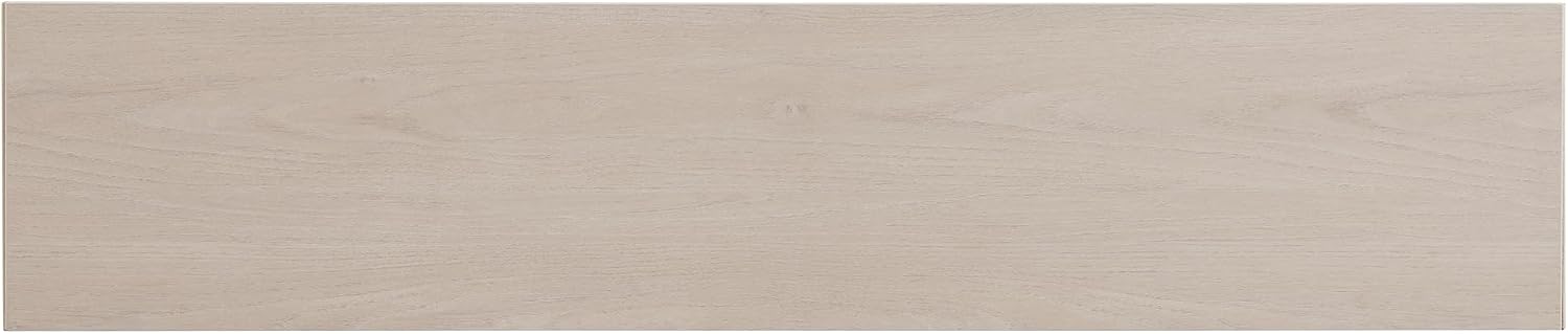 Henn&Hart 56' Fluted Wooden Rectangular Console Table Ribbed Entryway Table, Sofa Table for Entryway, Living Room, Couch, Hallway, or Office, Beech White
