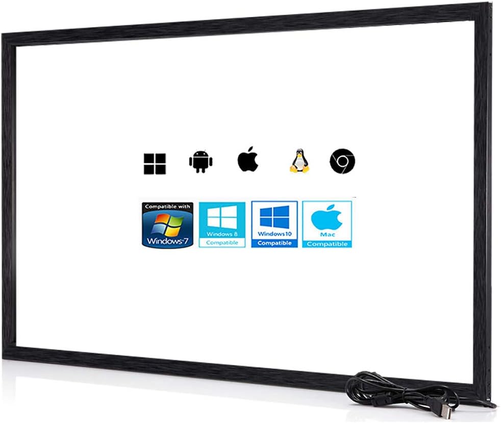Chengying 84 inch Multi-Touch 10 Points Infrared Touch Frame - IR Touch Panel - 84' Infrared Touch Overlay - USB Interface - HID Compatible