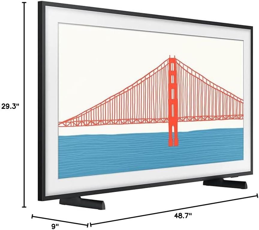 Samsung QN55LS03AA 55 Inch The Frame QLED 4K Smart TV (2021) (Renewed)