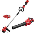 SKIL PWR CORE 40 Brushless 40V 14-Inch String Trimmer and Leaf Blower Combo Kit, Includes 2.5Ah Battery and Charger -CB7478C-11