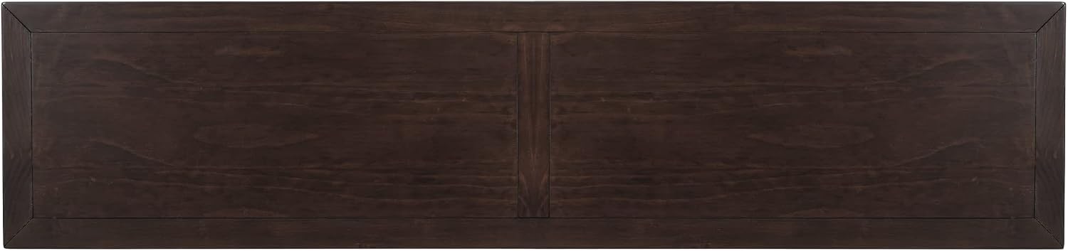 LKTART 63' Solid Wood Console Table Sofa Table with Storage Drawers and Bottom Shelf,Farmhouse Entryway Table for Hallway Foyer,Sofa Couch Table,Easy Assembled (63' Espresso)