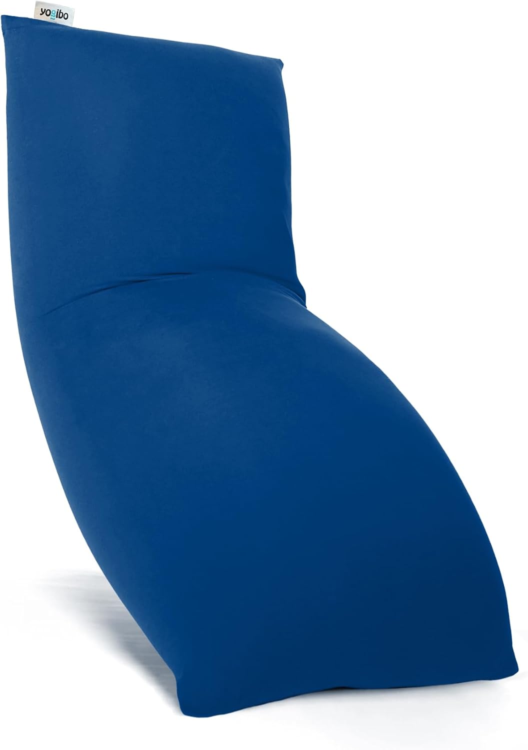 Yogibo Max 6-Foot Beanbag Chair, Bean Bag Couch with a Washable Outer Cover, Customer Favorite Cozy Sofa for Gaming, Reading, and Relaxing, Filled with Soft Micro-Beads, Blue