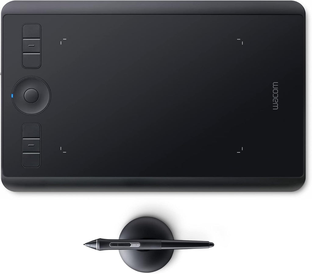 Wacom Intuos Pro Drawing Tablet, Small 10.6' x 6.7' Wireless Graphics Art Tablet with Pro Pen 2 & Touch Ring, Digital Drawing Pad for Mac and Windows PC