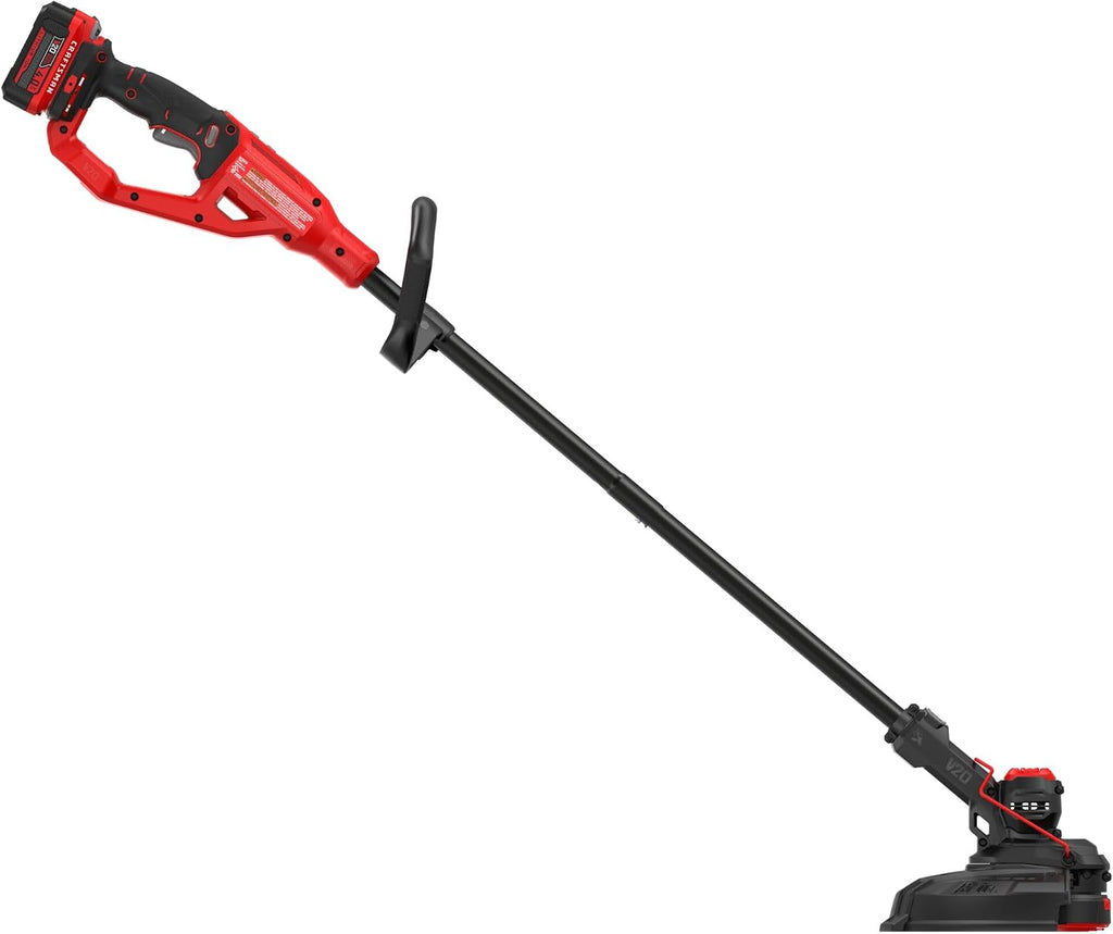 CRAFTSMAN V20 String Trimmer and Lawn Edger Kit with 4Ah Battery and Charger, 13 in. Cordless Weed Wacker with Up to 63 Minutes Runtime, Lightweight (CMCST901M1)