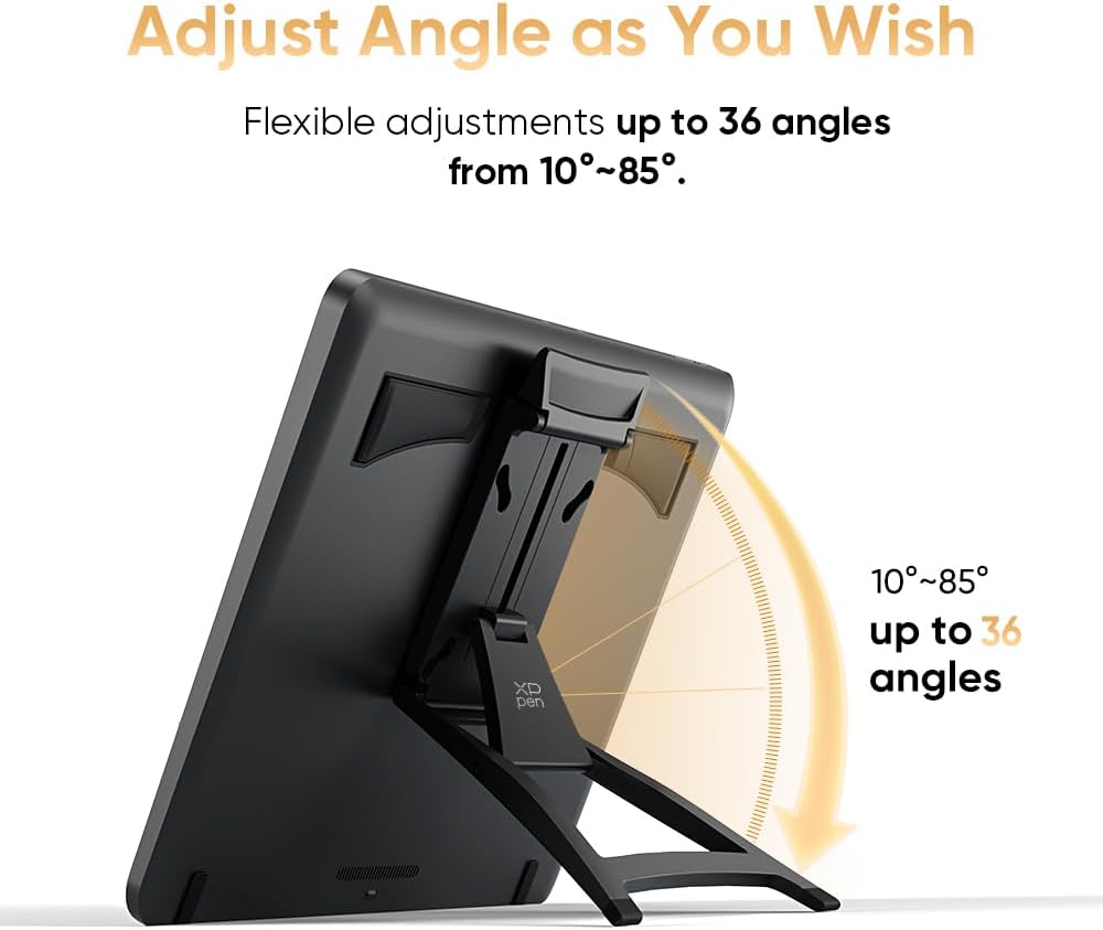 XPPen 4K UHD Artist Pro 19 Gen2 Drawing Tablet with Screen and XPPen ACS18 Drawing Tablet Stand, 156% sRGB Graphic Tablet with 1.07 Billion Colors