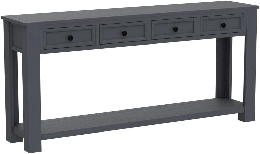 Console Table Sideboard with Storage and Bottom Shelf for Living Room, Kitchen, Entryway/Hallway