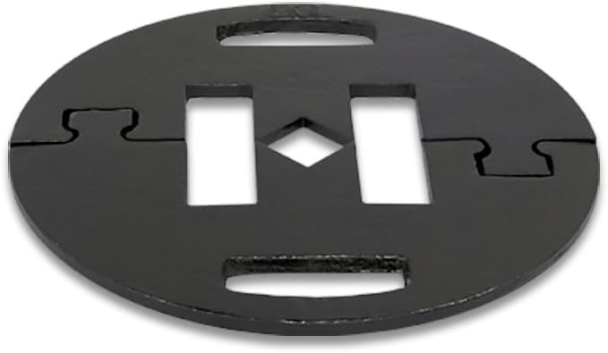 Vispronet Commercial-Grade Canopy Weight Plates 22lb - Set of 2 Steel Base Plates for Pop Up Canopy Tents