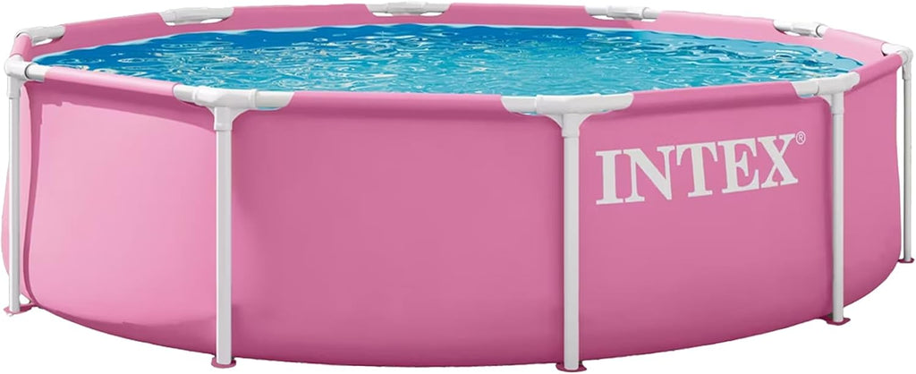 Intex 28295EP 10' x 30' Metal Frame Round Above Ground Swimming Pool - Pool Only