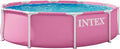 Intex 28295EP 10' x 30' Metal Frame Round Above Ground Swimming Pool - Pool Only