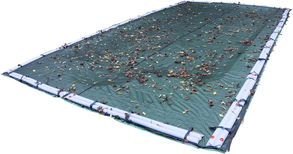 Pool Mate 16x32ft Premium Leaf Net Winter Pool Cover for Inground Pools, 4ft Overlap (20x36ft Cover Size), Premium Net, 5-Year Warranty, Style: 451632R-PM