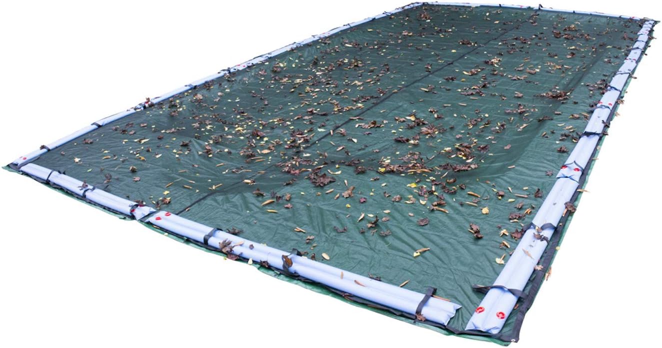 Pool Mate 16x32ft Premium Leaf Net Winter Pool Cover for Inground Pools, 4ft Overlap (20x36ft Cover Size), Premium Net, 5-Year Warranty, Style: 451632R-PM