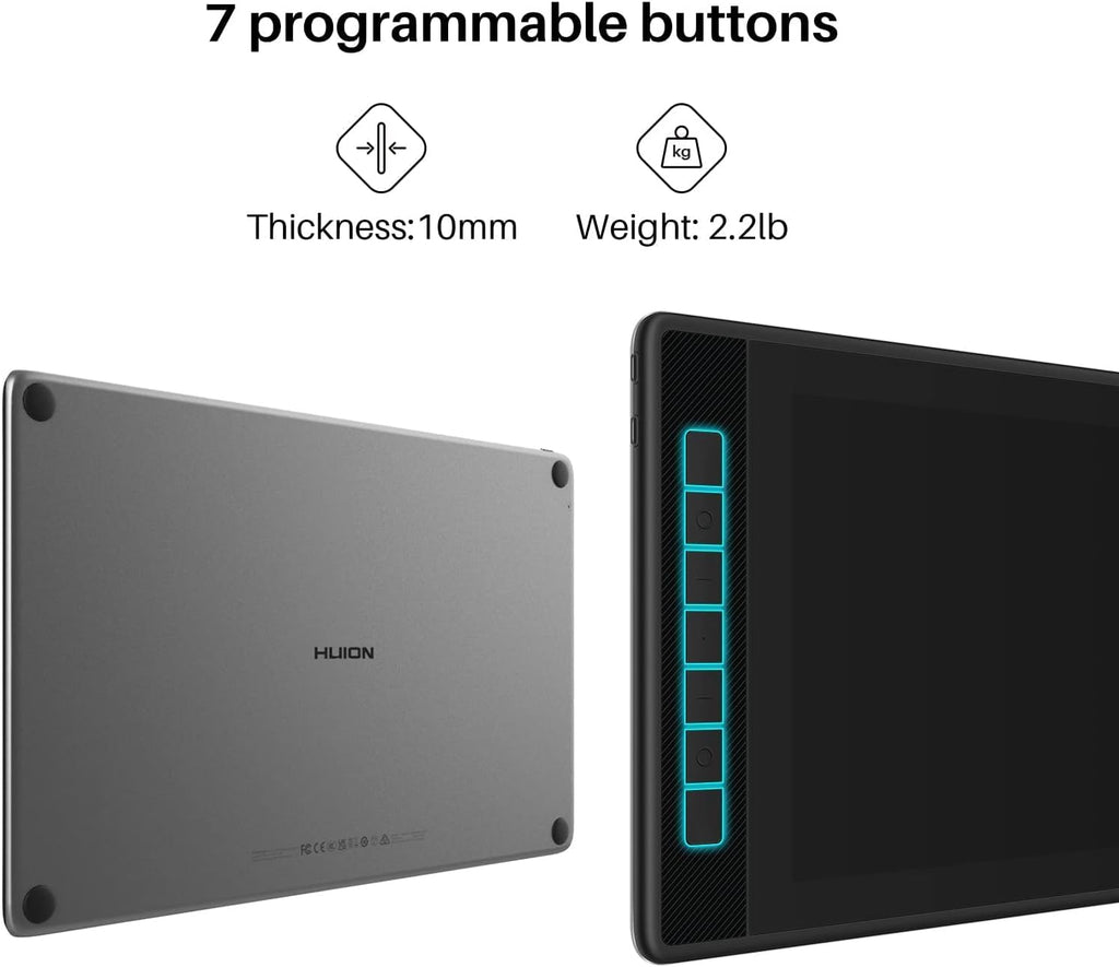 HUION Kamvas Pro 13 2.5K QHD Graphics Drawing Tablet with Screen and Artist Glove