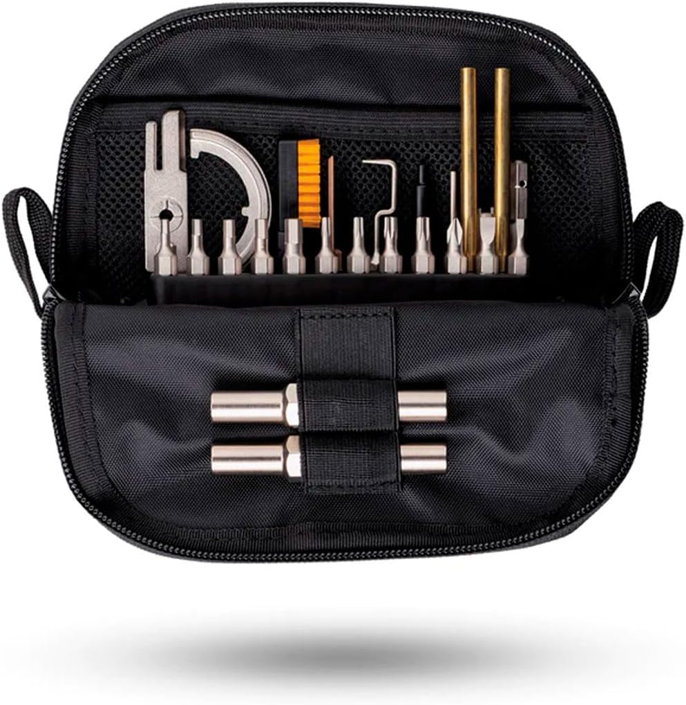 Fix It Sticks .223/.308 Caliber Gun Maintenance Tool Kit with Soft Carrying Case & Ratcheting T-Way Wrench with Locking Hex Drive Combo - Custom Bundle