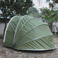 Large Bike Storage Shed Tent, 4 Bikes Waterproof Portable Bike Bicycle Motorcycle Tent Heavy Duty Double-Sided Opening Tricycle Motorcycle Storage Tent For Outdoor Camping Hiking ( Color : Green )