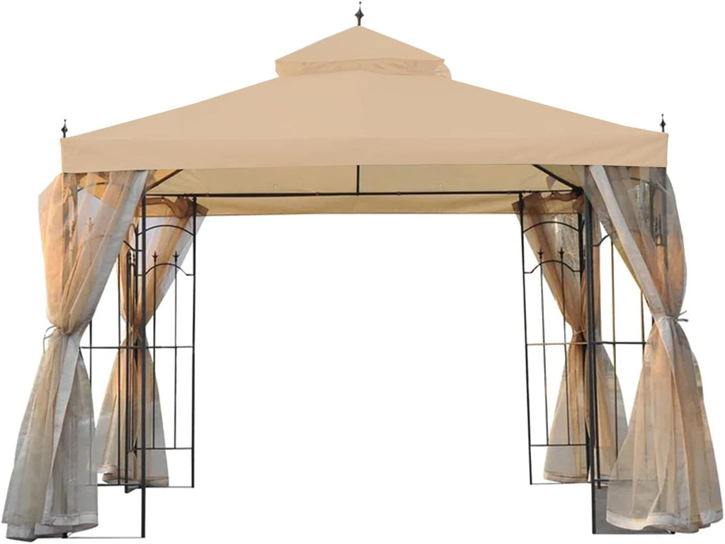 Garden Winds Replacement Canopy Top Cover Compatible with The Outsunny 84C-028 Arrow Gazebo - Riplock 350