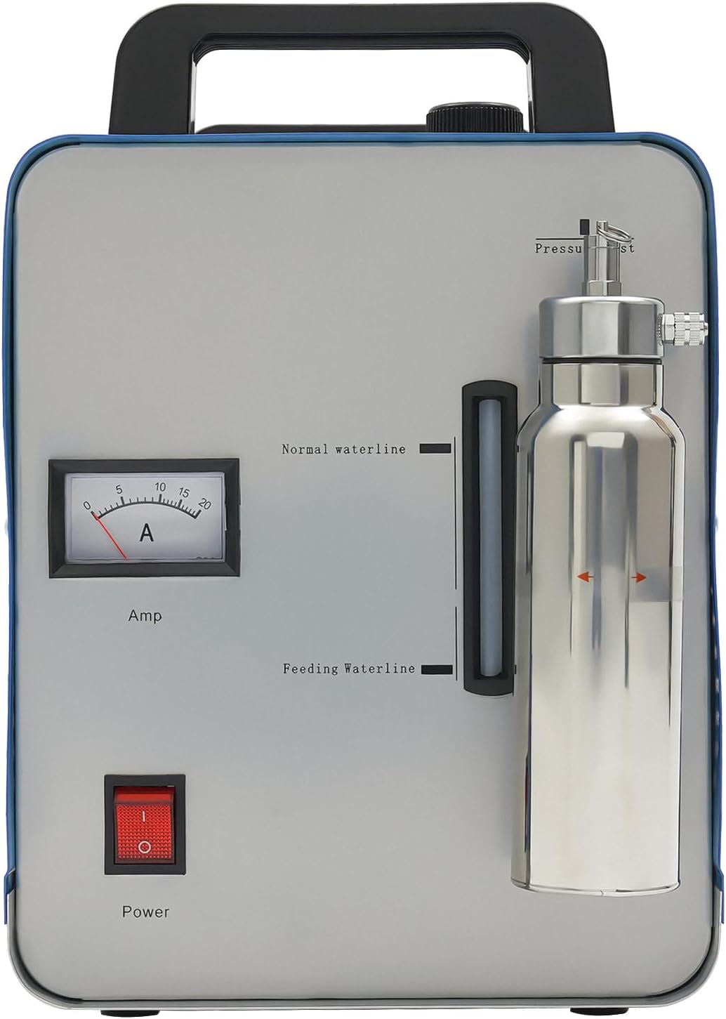 H160 75L/H 300W Oxygen-Hydrogen Welder Acrylic Gas Flame Generator Polishing Machine Electric HHO Portable Water Hydrogen Oxygen Acrylic Electrolytic Polisher Machine for Polishing Acrylic Products