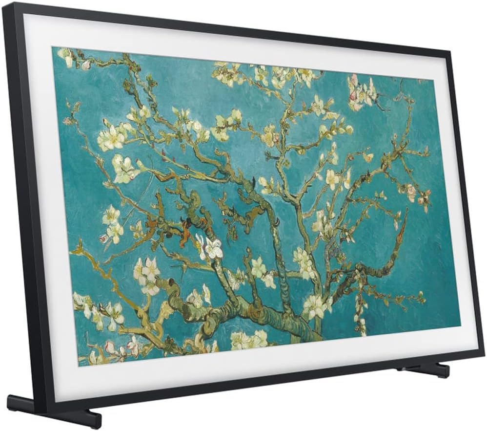 Samsung QN32LS03CB 32 inch The Frame QLED HDR 4K Smart TV (2023) Bundle with Deco Gear 4K HDMI 2.0 Cable w/Pure Copper Conductors x2 & CPS Exclusive 26 Months Protection Pack (BEACH-CPS-26M1000)