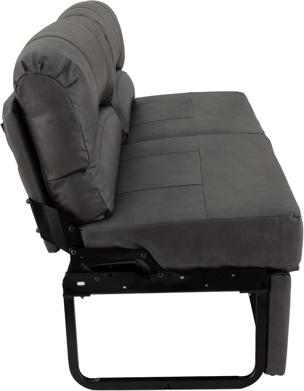 RecPro Charles RV Jackknife Sofa | Love Seat | Sleeper Sofa | Length Options 62', 68', 72' (68 Inch, Gunmetal)