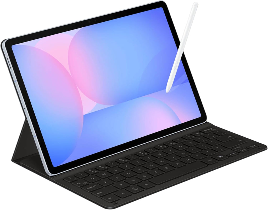 Samsung Galaxy Tab S10 FE 256GB WiFi Android Tablet + Book Cover Keyboard Slim, Large Display, Long Battery Life, Powerful Processor, S Pen, US Version, 2025, 2 Yr Manufacturer Warranty, Blue