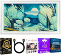 Samsung QN43LS03KIT1 The Frame LS03D QLED 4K Smart TV Bundle, Quantum HDR, Art Mode, Slim Fit Wall Mount, Alexa Built-