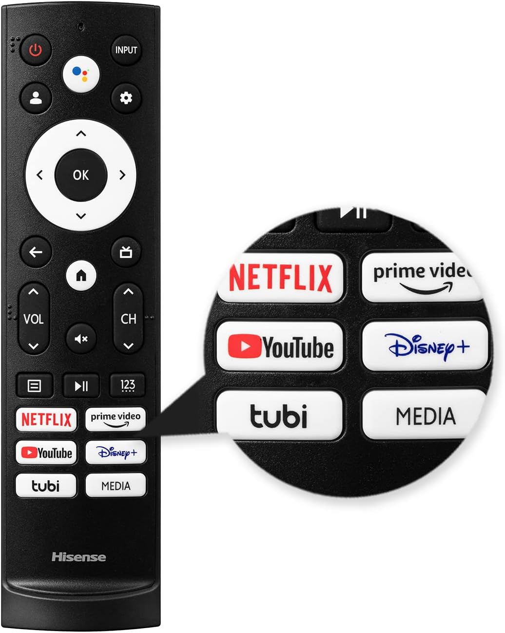 Hisense ULED Premium U7H QLED Series 75-inch Class Quantum Dot Google 4K Smart TV (75U7H, 2022 Model), Black