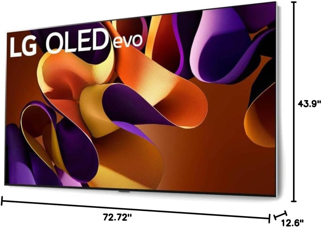 LG (Refurbished 83-Inch Class OLED evo G4 Series Smart TV 4K Processor Flat Screen with Magic Remote AI-Powered with Alexa Built-in (OLED83G4WUA, 2024) (Renewed)