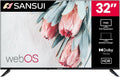 SANSUI 32' VA Series Full HD Frameless Design Smart TV with Dolby Vision HDR, Dolby Atmos, WebOS