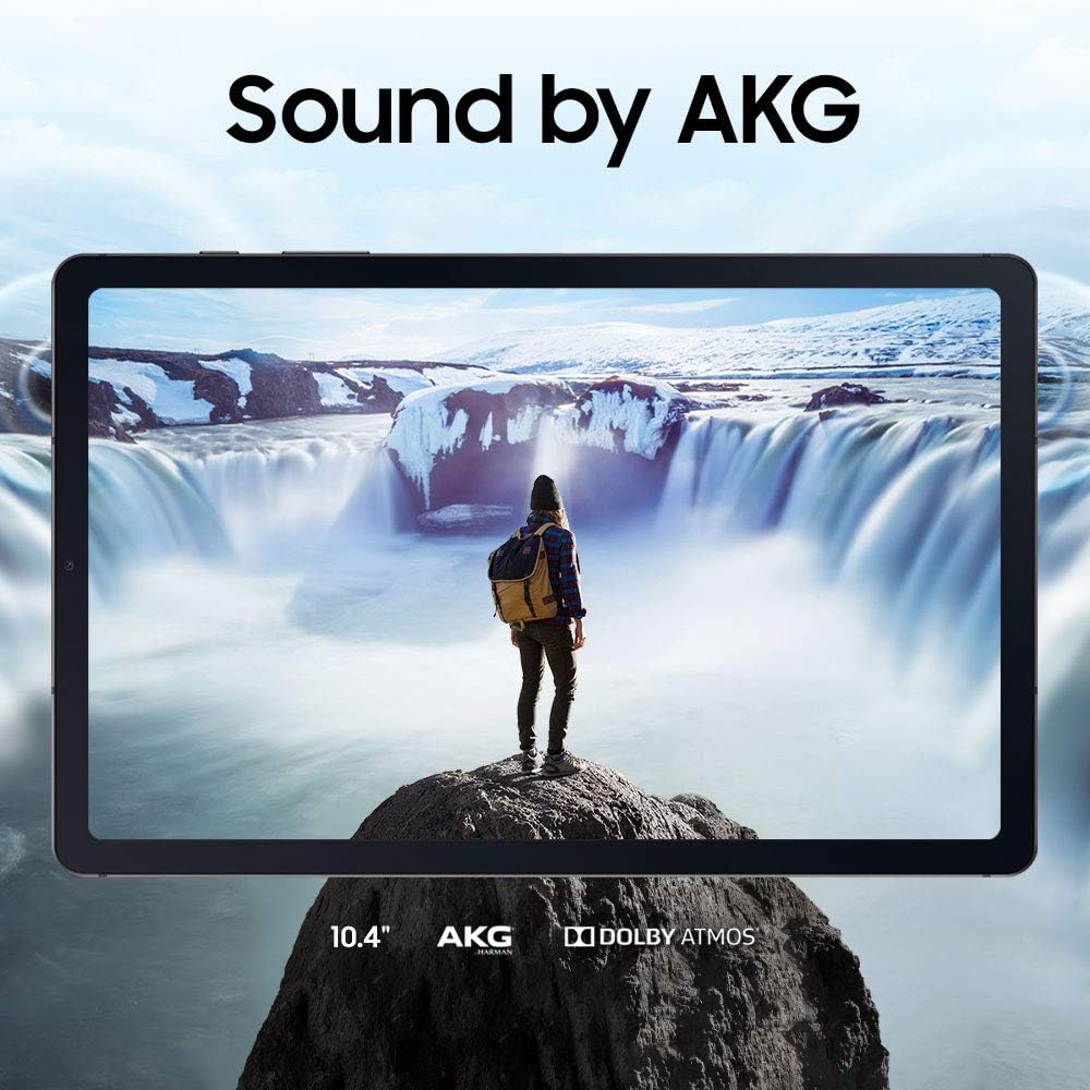 SAMSUNG Galaxy Tab S6 Lite 10.4' 64GB Android Tablet w/Long Lasting Battery, S Pen Included, Slim Metal Design, AKG Dual Speakers, US Version, Chiffon Rose (Renewed)