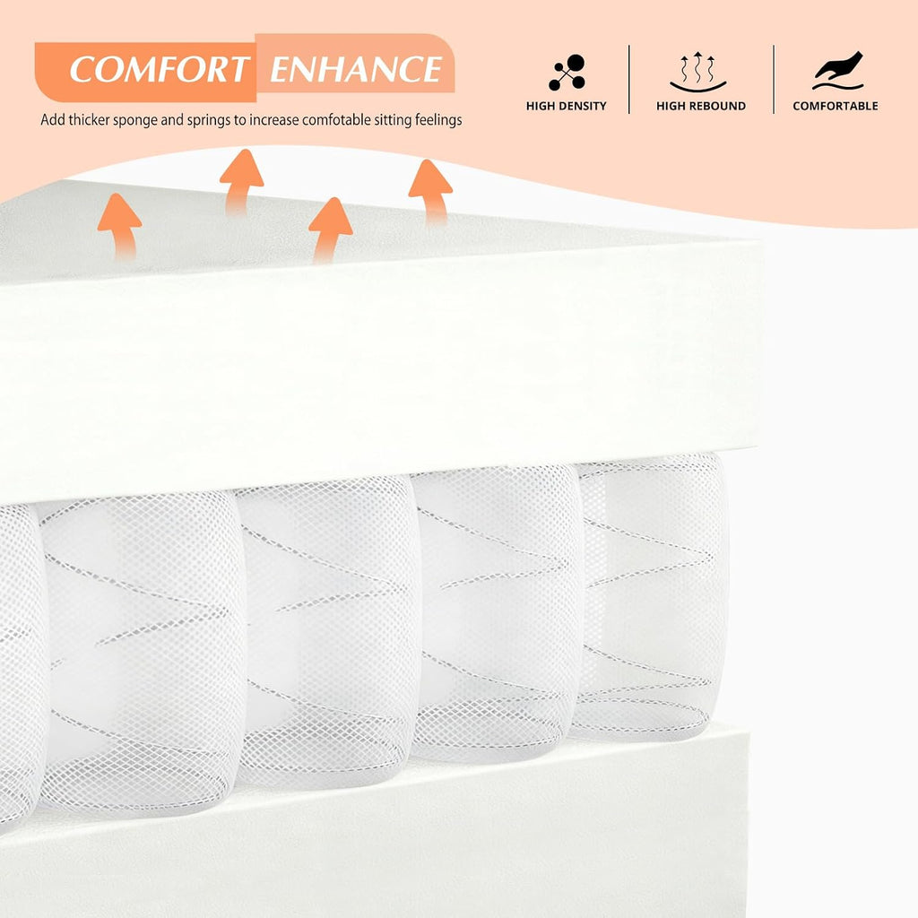 110' Chenille Pull-Out Couch Bed w/Adjustable Backrests, Sectional Sleeper Sofa w/USB Ports & 2 Cup Holders, Upholstered U-Shaped Couch w/Storage Chaise for Living Room, House, Orange